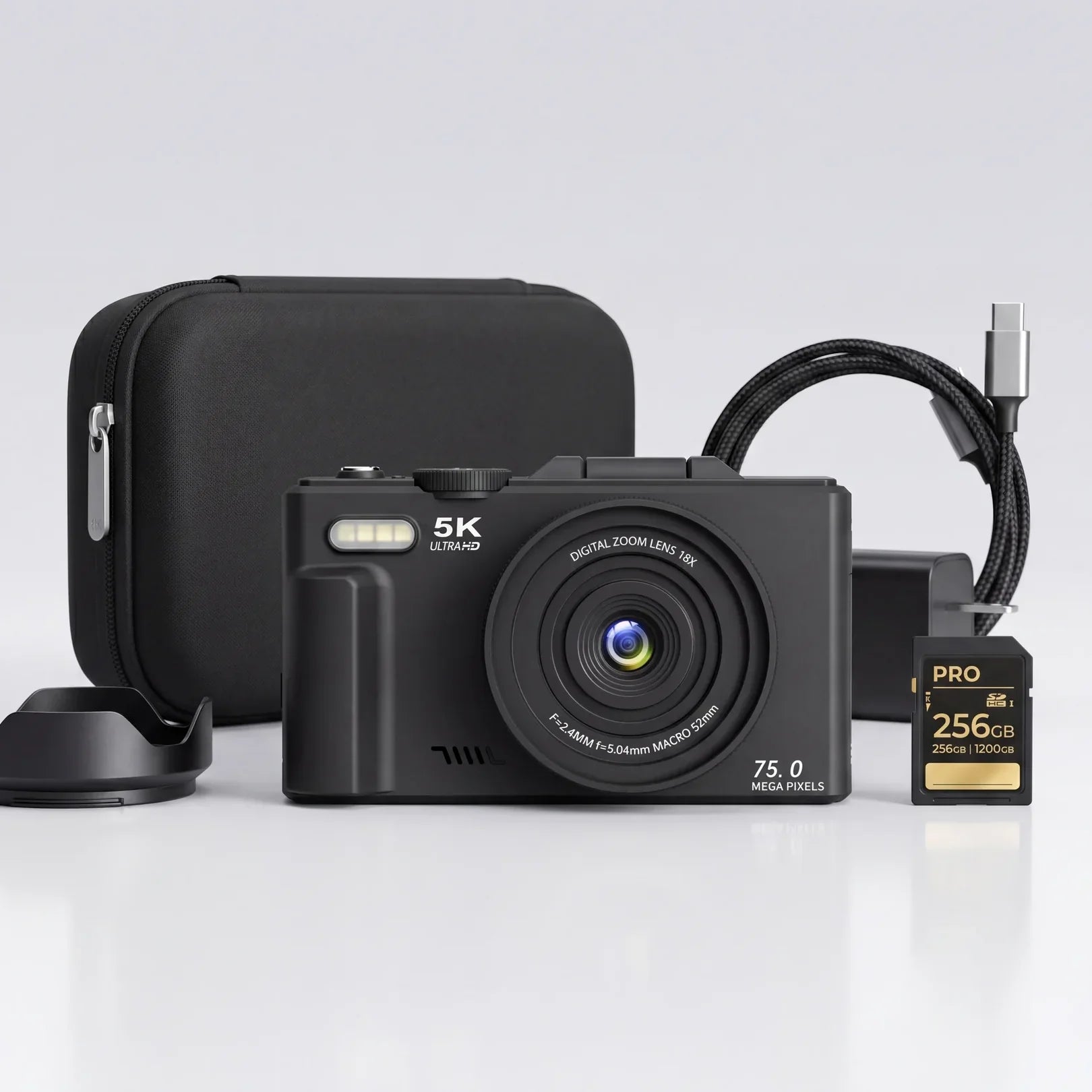 4K Ultra HD Digitalkamera Set